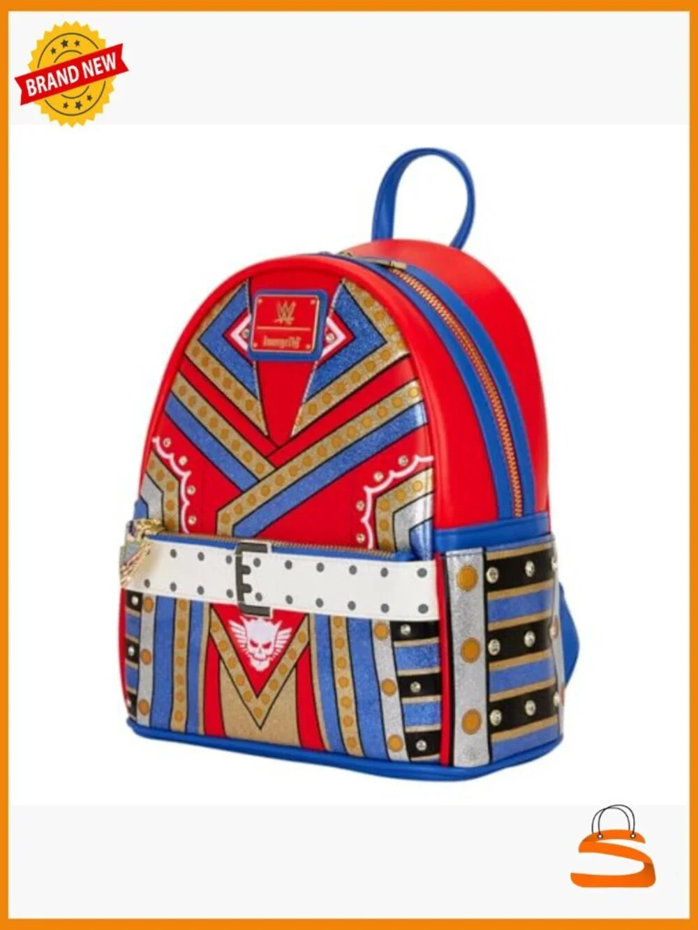 Loungefly WWE Cody Rhodes Cosplay Mini-Backpack Faux Leather